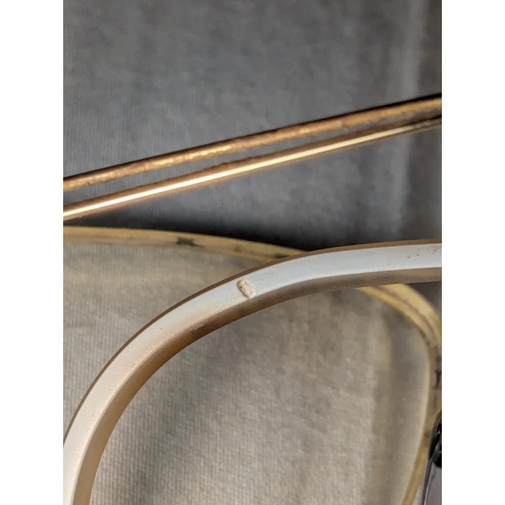 Silhouette Titanium Half Rim Eyeglasses Frames 4337 20 6051 White Gold 54-17-140